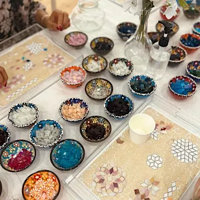 Mosaic Lamp Making Workshop in Oklahoma City, OK