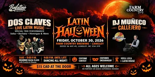 Latin Halloween | BaiLatino Nights at Farm Country Brewing