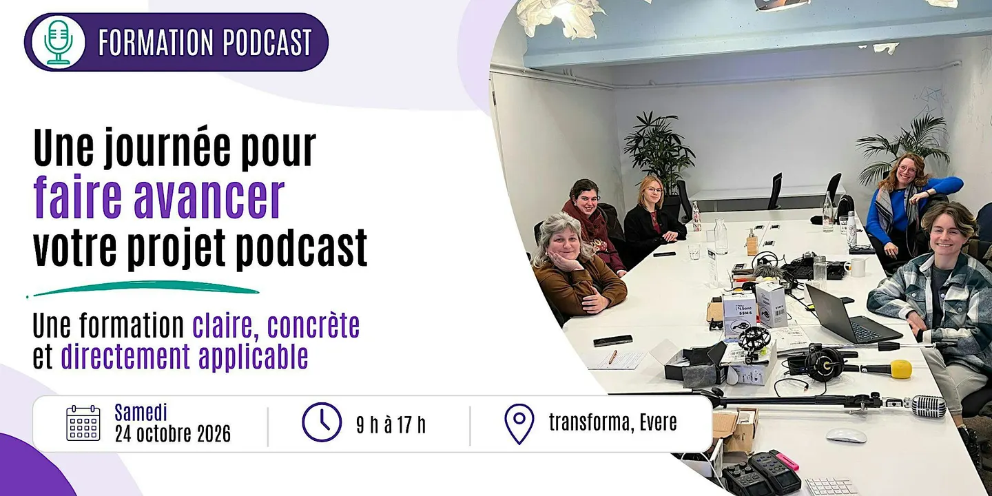 Formation architecture podcast à Bruxelles | #Podomicast