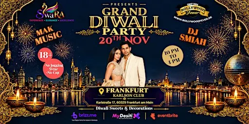 GRAND DIWALI Bollywood Night in Frankfurt