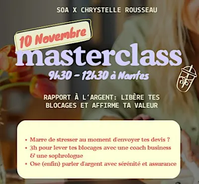 Masterclass | Rapport à l'argent : libère tes blocages et affirme ta valeur