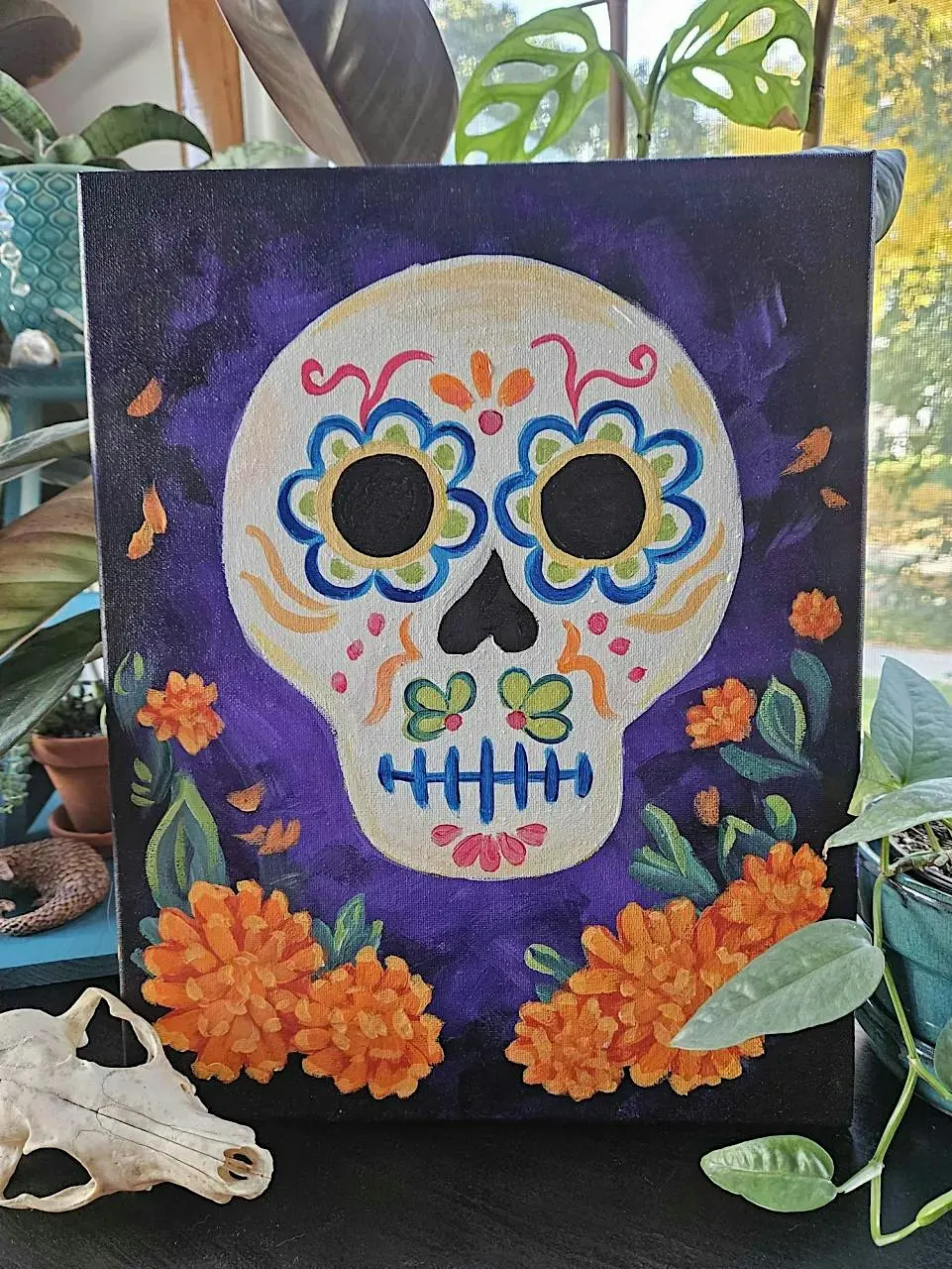 Dia de los Muertos Paint n Sip