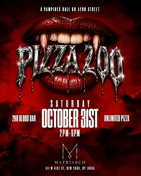 PIZZA ZOO HALLOWEEN