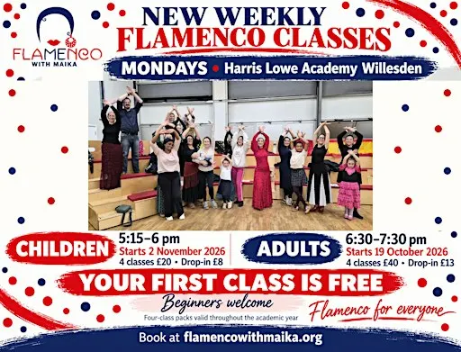Children's Sevillanas | Flamenco with Maika | Willesden | First Class Free