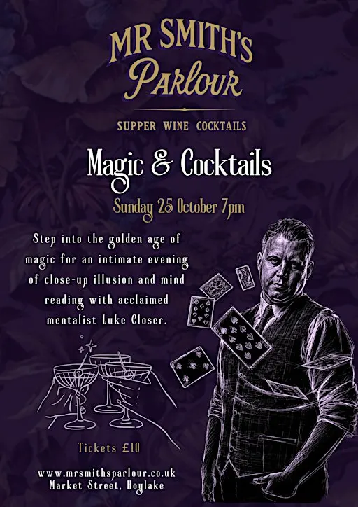 Parlour Magic and Cocktails at Mr Smith's
