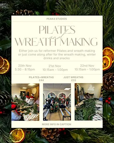 Pilates and wreath making