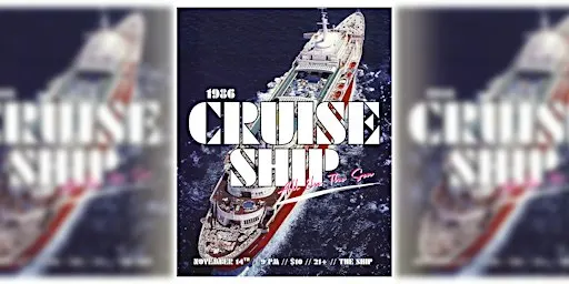 1986 CRUISE SHIP with DJ Y!kes