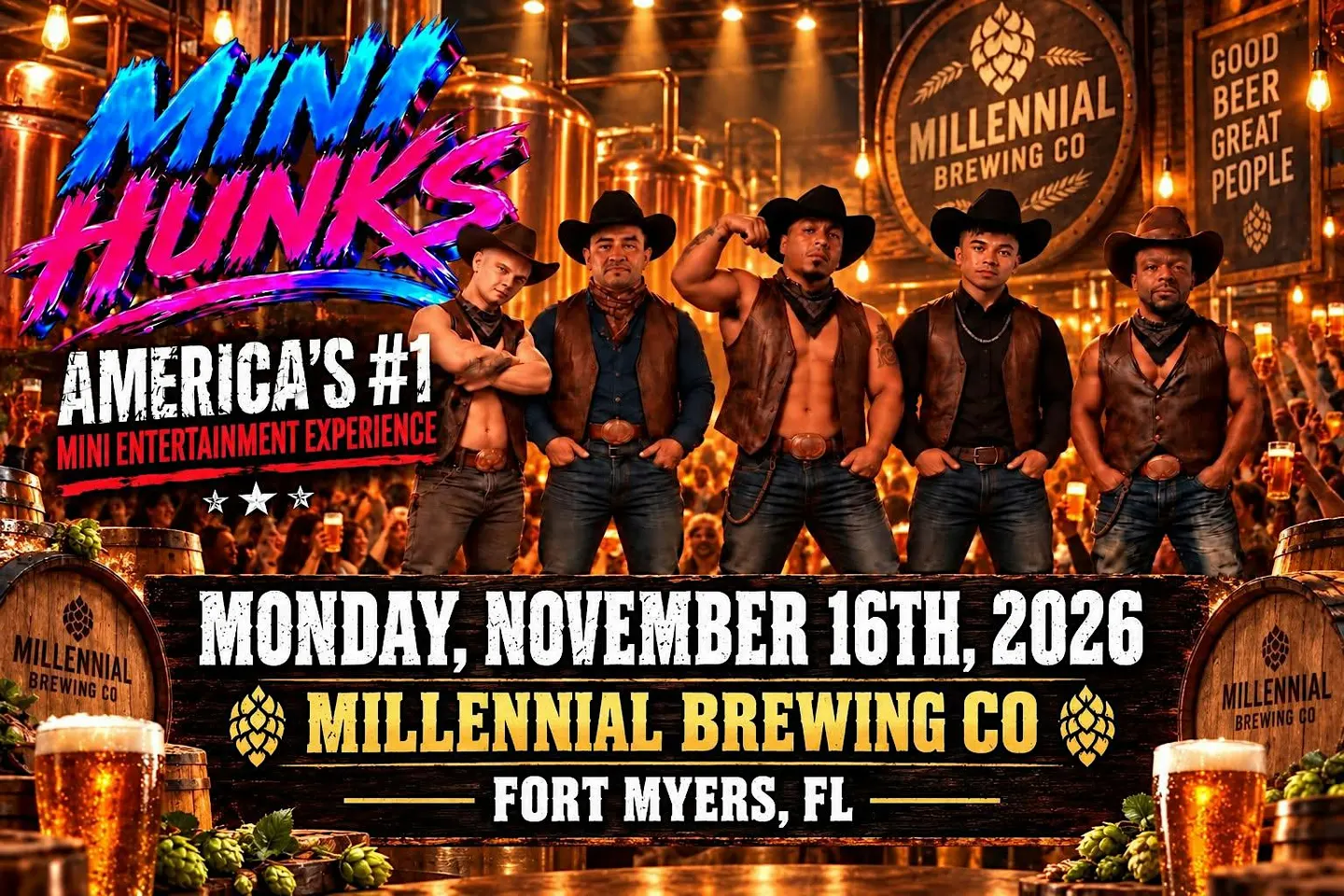 MINI HUNKS DANCERS & ENTERTAINMENT SHOW