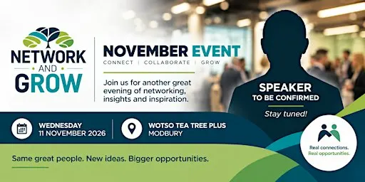 Network & Grow November | Connect. Collaborate. Grow.