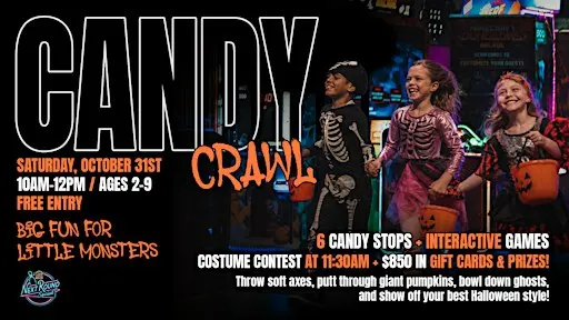Next Round Social Halloween Candy Crawl