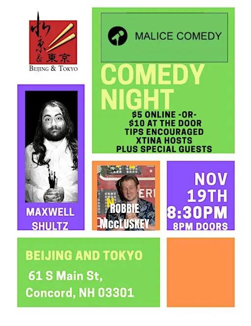 Comedian, Maxwell Shultz