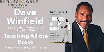 Dave Winfield celebrates TOUCHING ALL BASES at B&N The Grove
