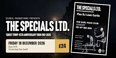 THE SPECIALS LTD.+ DJ .Liam Curtin