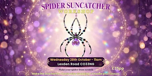 ️✨ SPIDER SUNCATCHER WORKSHOP ✨️