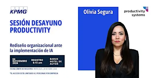 Sesión Desayuno Productivity Systems | 4 Nov 2026