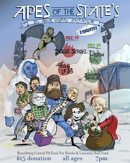 APES OF THE STATE 10th Annual Holiday Spectacular - NIGHT ONE