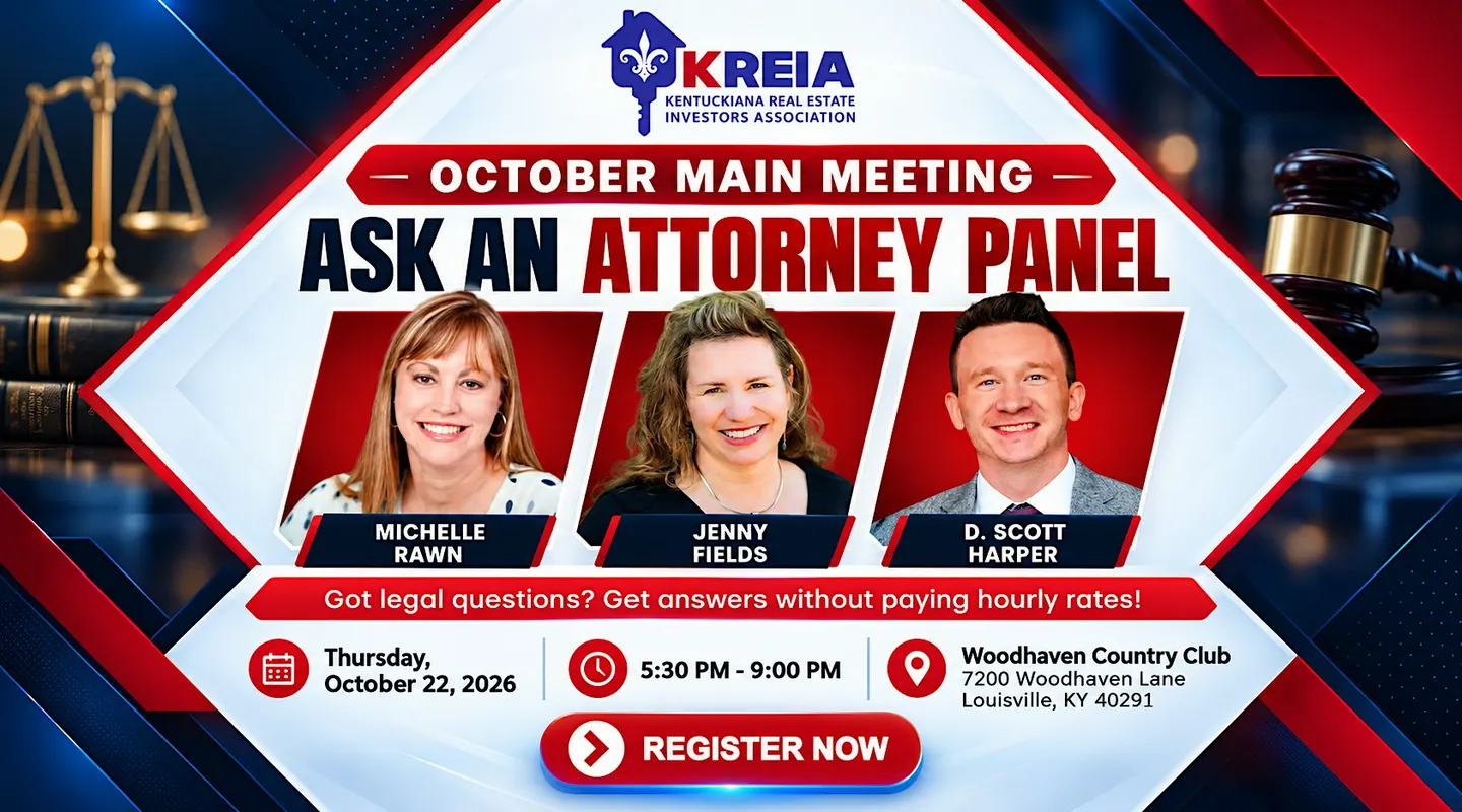 Ask an Attorney: KREIA's October Main Meeting