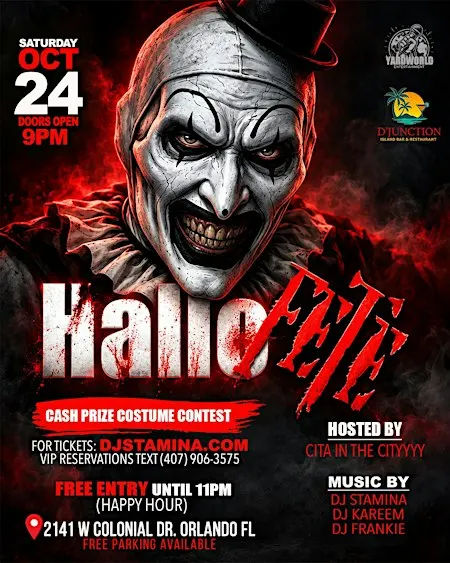 HalloFete 2026 | Orlando's Halloween Costume Party at D'Junction