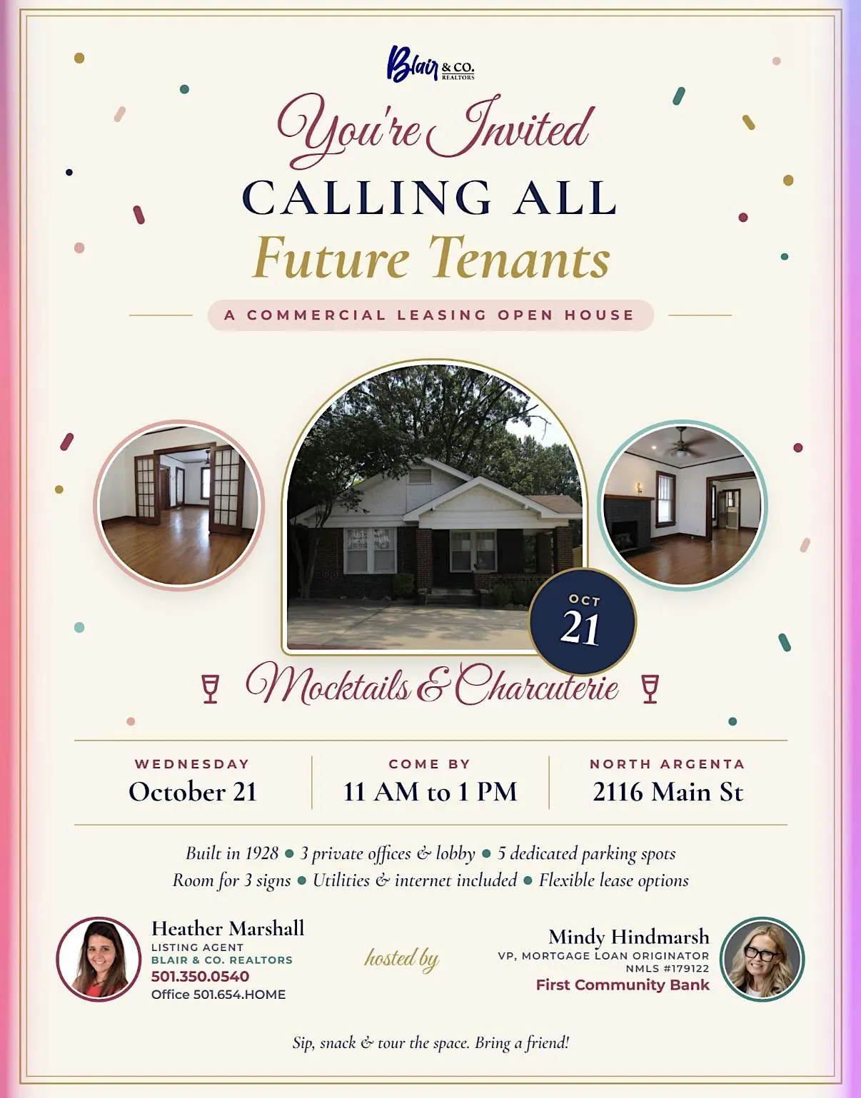 Commercial leasing open house