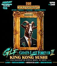 GOATS LAST FOREVER 2: THE ALL BLACK DINNER PARTY
