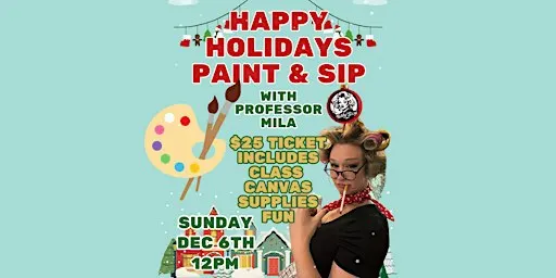 Holiday Paint & Sip at Bubby's