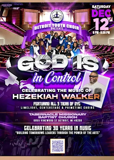 DYC presents.. "God is in Control" Celebrating the music of Hezekiah Walker