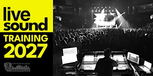 AES Nashville Live Sound Training 2027
