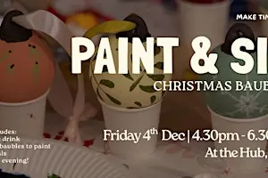 Sip & Paint Christmas Baubles at The Hub, Wye