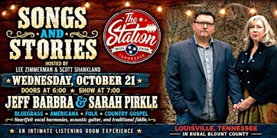Jeff Barbra & Sarah Pirkle - Songs & Stories - Wednesday, October 21, 2026