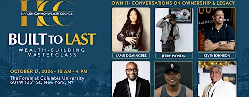 Built to Last: Wealth-Building Masterclass