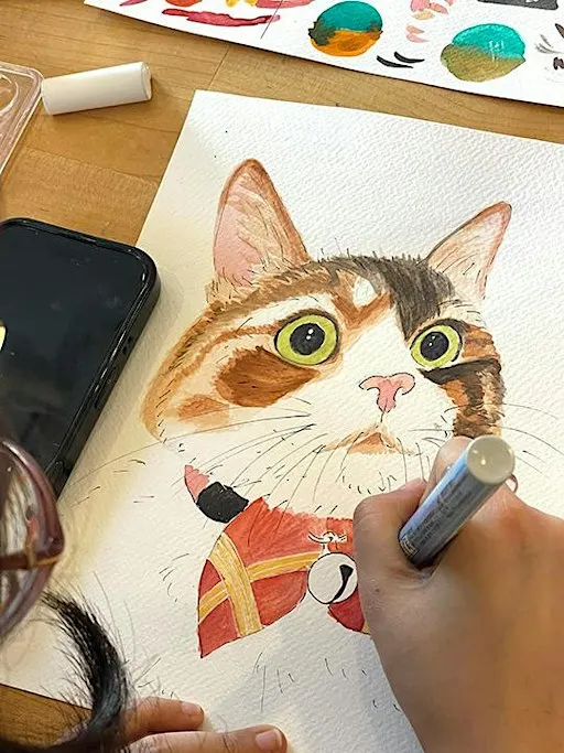 Pet Portrait Watercolors Workshop with Alexandra Schmeling