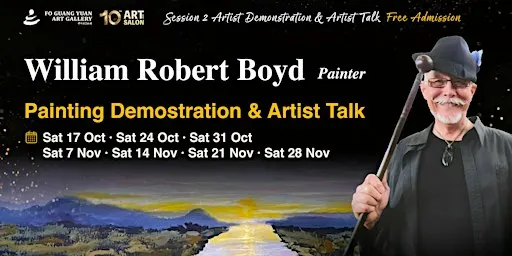 2026 Art Salon Live Demo by Painter William Robert Boyd