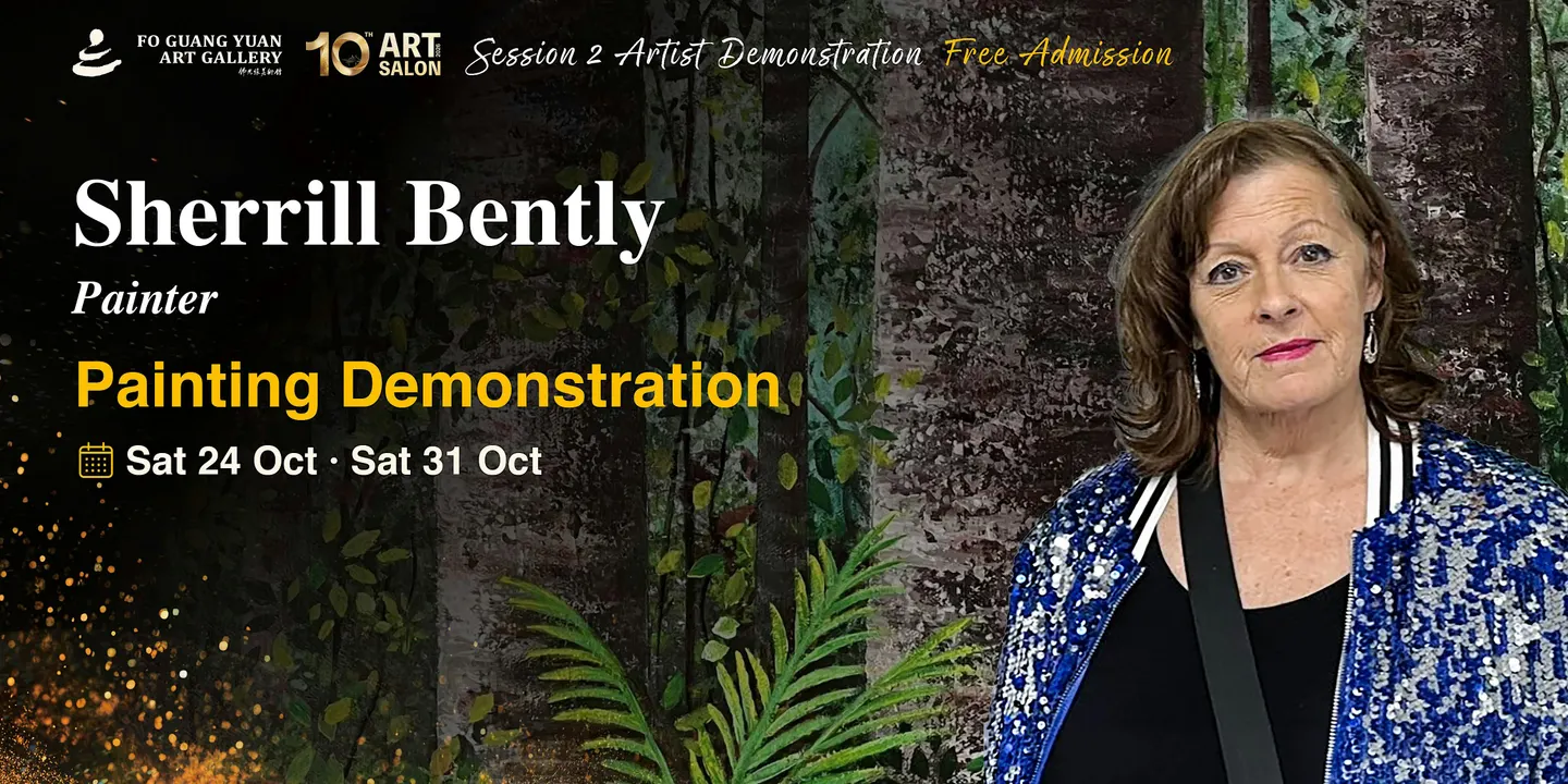2026 Art Salon Live Demo by Painter Sherrill Bentley