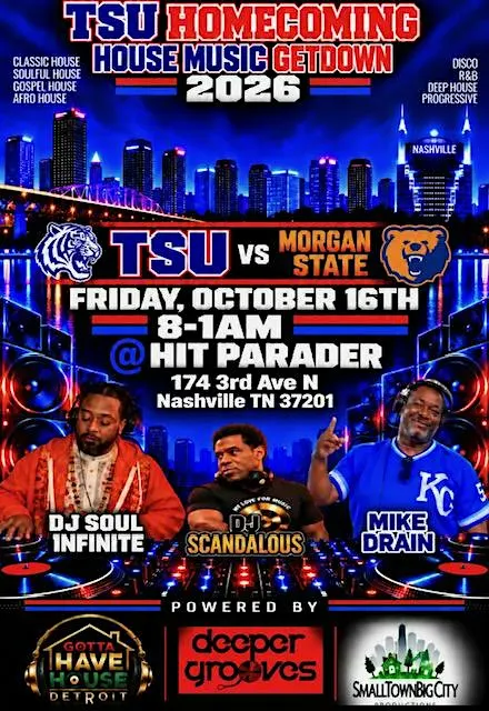 TSU Homecoming House Music Get Down 2026