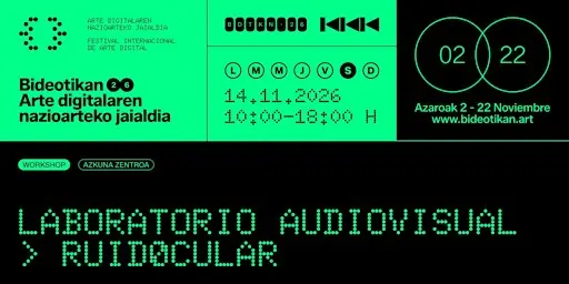 Laboratorio audiovisual de materia, sonido y atmósferas con RUIDØCULAR