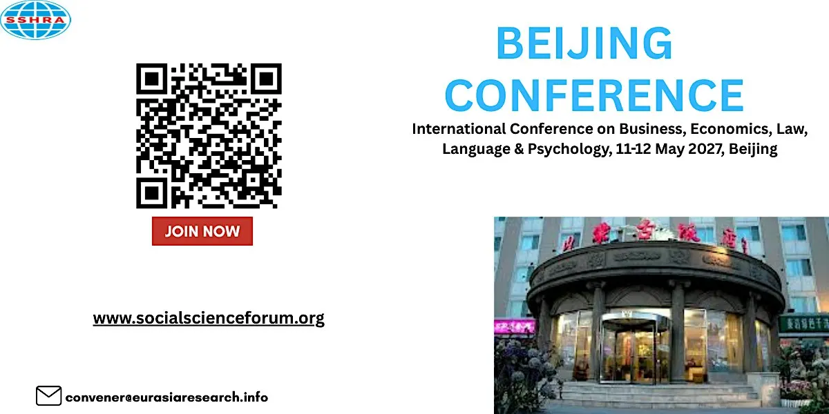 International Conf on Business, Economics, Law, Language, May 2027, Beijing