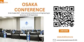 EnSci Osaka 2027 Int Conference on Engineering & Sciences, 23-24 September