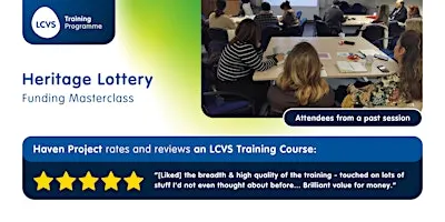 Heritage Lottery | Funding Masterclass