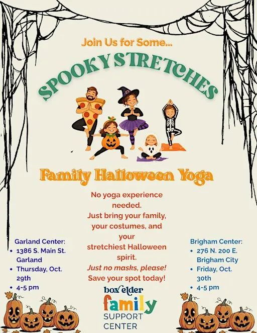 Brigham Center - Spooky Stretches: Family Halloween Yoga