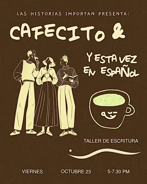 Un cafecito y algo que contar — Taller de escritura en Riverside