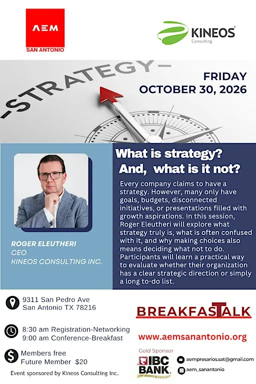 Breakfastalk: What is Strategy? and What is Not?