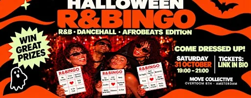 HALLOWEEN R&BINGO: R&B, DANCEHALL & AFROBEATS EDITION