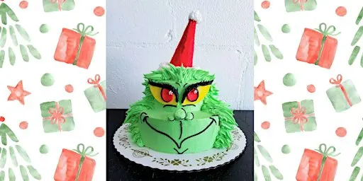 Grinch Cake Class - Fayetteville