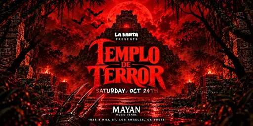 TEMPLO DE TERROR: Halloween con La Santa x Amor A La Colombiana | The Mayan