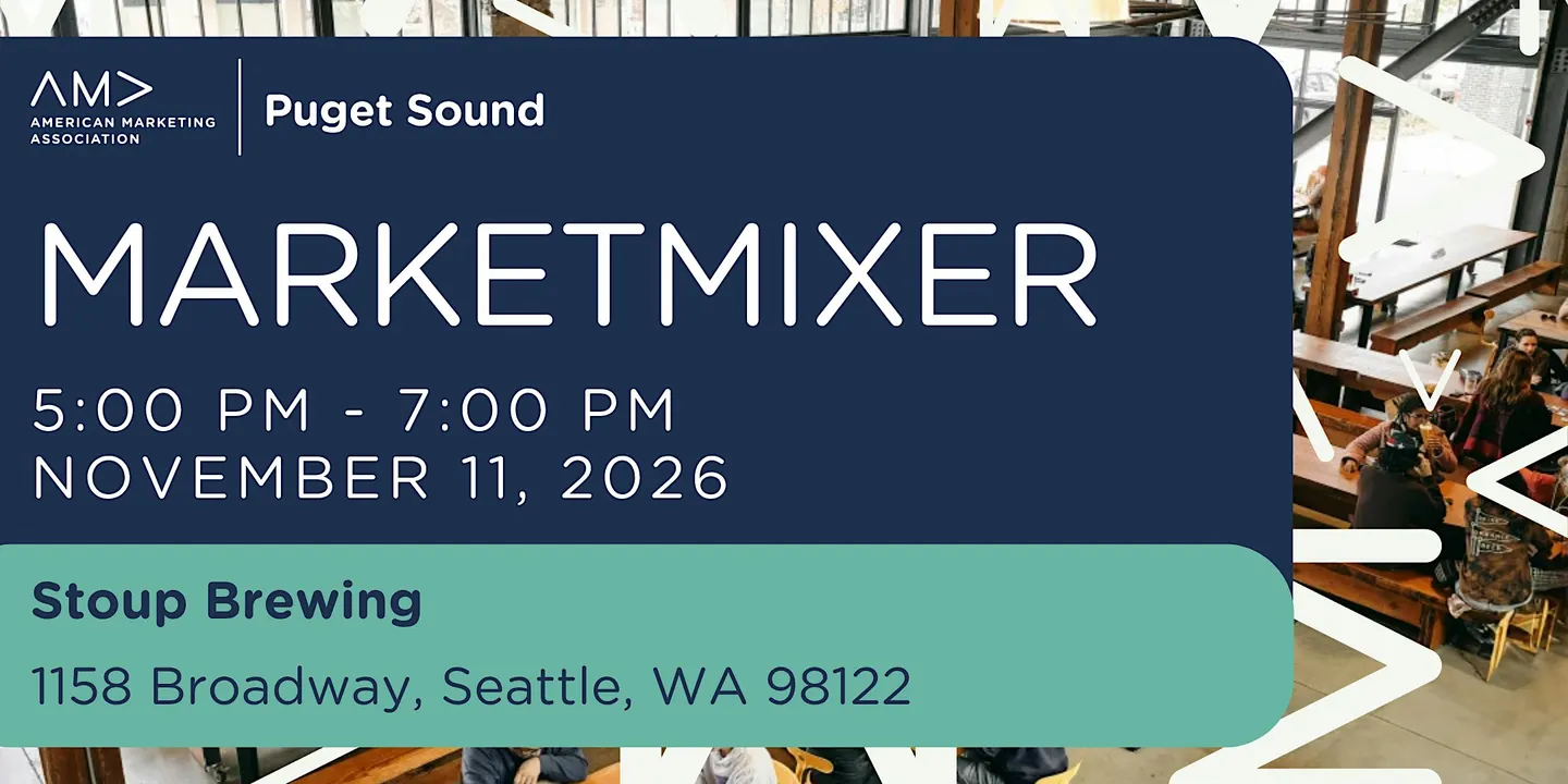 AMA Puget Sound November MarketMixer