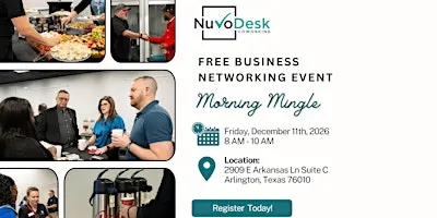 FREE Business Networking Event: Morning Mingle