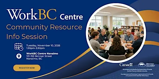 WorkBC Centre Nanaimo Community Resource Info Session