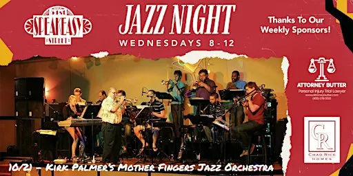 The Speakeasy Jazz Night Presents: Kirk Palmer’s Mother Fingers Big Band
