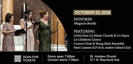 31st Annual Bach to Broadway Concert - St. Andrew Pasadena
