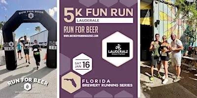 5k Beer Run & Tipsy Turtle Takeover x LauderAle | FLBrewery Running Series